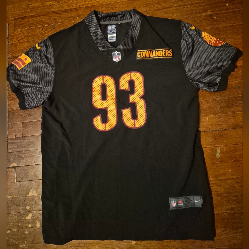 Washington Commanders Redskins Jonathan Allen Nike On Field Mens Sz 2XL Jersey